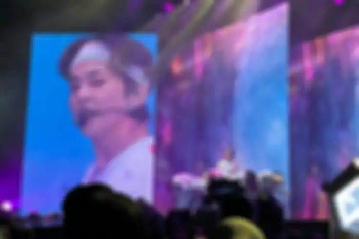 Xiumin EXO di Saranghaeyo Indonesia 2024