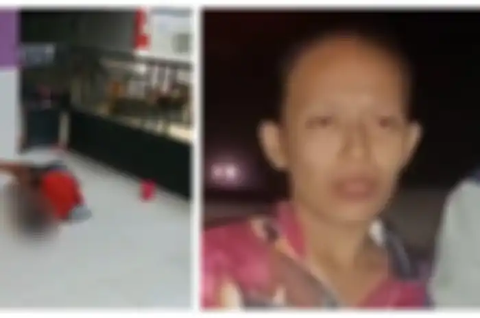  RI alias Wanti (36) yang tega meracuni anak tirinya hingga kejang di lantai