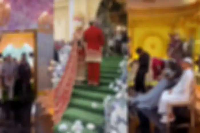 Viral pernikahan mewah digelar di rumah pribadi. 