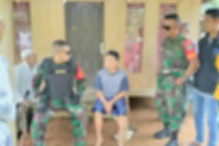 Rahmat (26), pelaku pembunuh ibu kandung di Sukabumi.