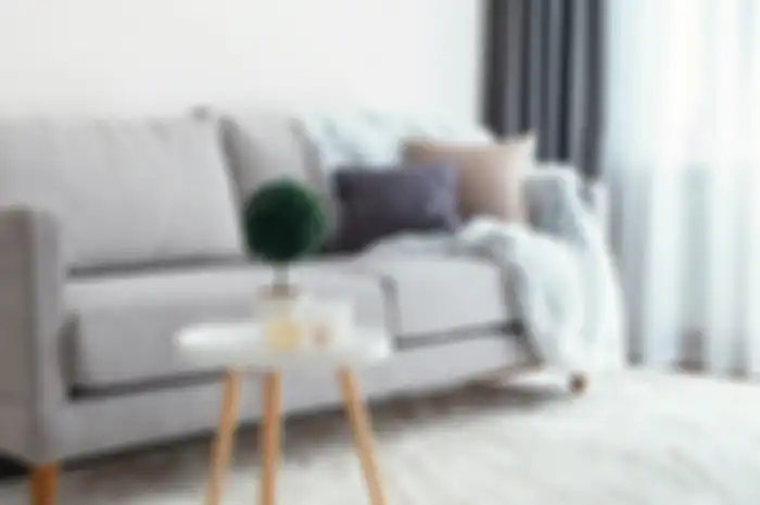 Ilustrasi sofa dalam ruangan