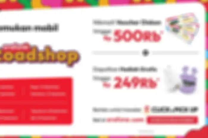 Erafone mengadakan program click n pick up di 8 kota yang ada di Indonesia dengan hadiah voucher