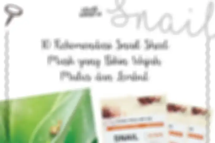 snails sheet mask