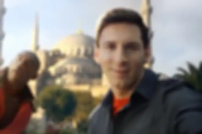 Ini Gaya Foto Selfie ala Lionel Messi dan Kobe Bryant