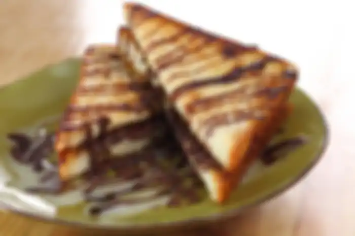 Roti panggang coklat