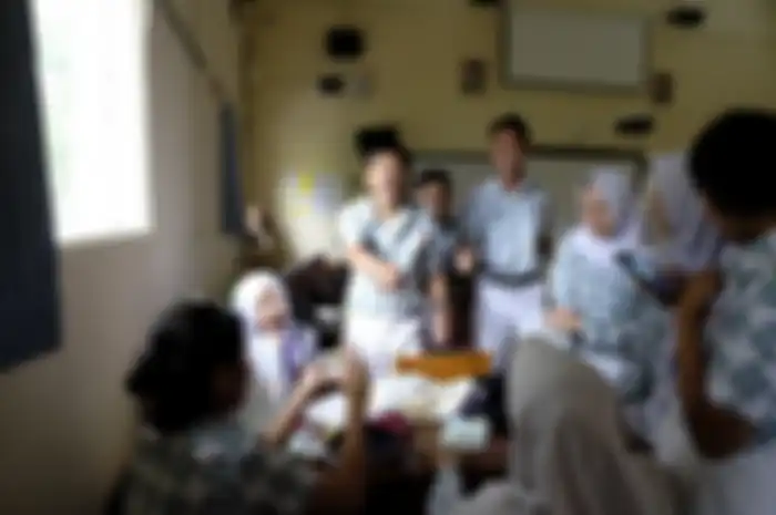 suasana asik di kelas 
