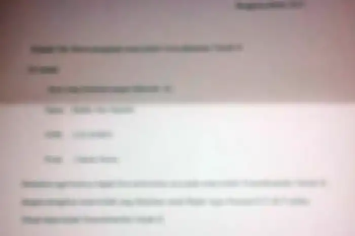 Surat Keterangan Tidak Mampu Berpikir Lagi