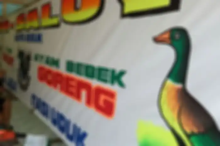 Hartono, si pelukis spanduk pecel lele