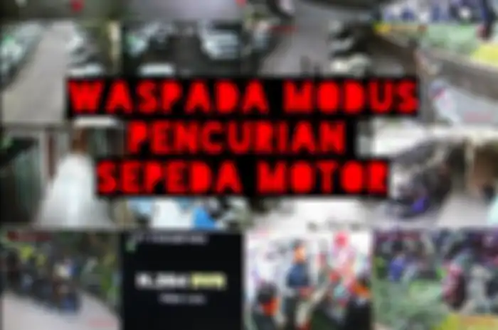 Modus pencurian sepeda motor
