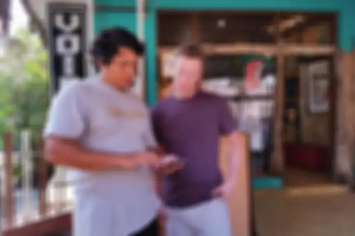 Mark Zuckerberg saat mengunjungi Kampoeng Cyber.