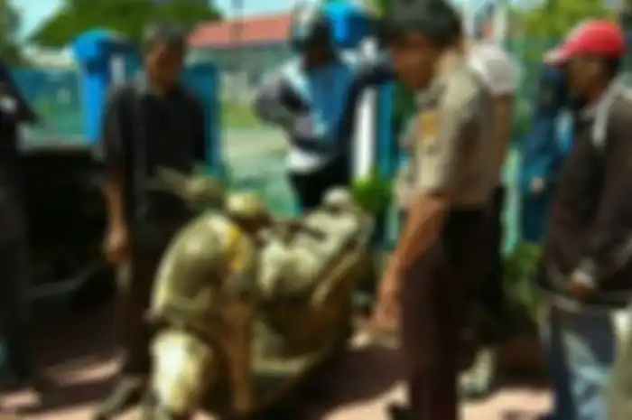 Motor Scoopy yang ditemukan di dasar laut