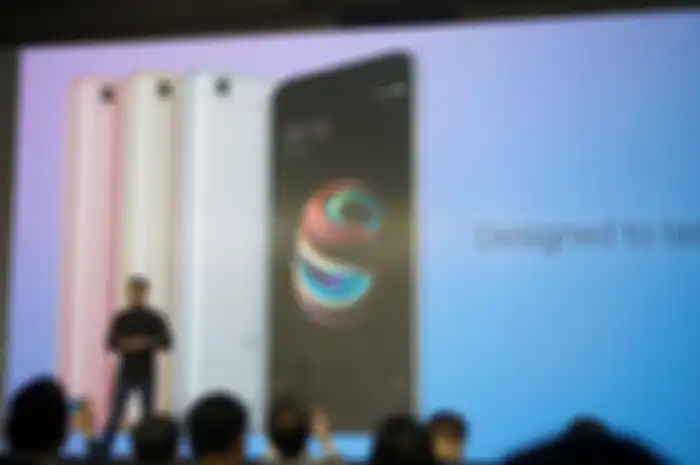 Donovan Sung, Director Product Management and Marketing Xiaomi Global di peluncuran Xiaomi Redmi 5A di Jakarta, Rabu (20/12/2017)