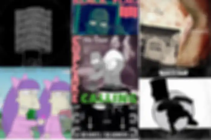 Album Band Punk Ala The Simpsons