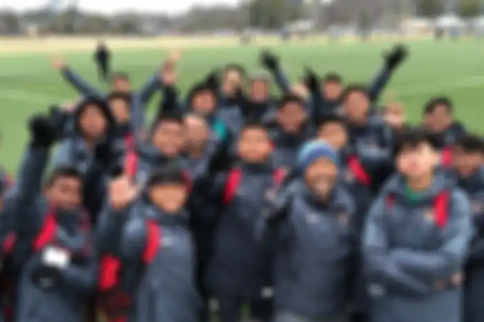 Skuad timnas u-16 yang juara di Jepang.