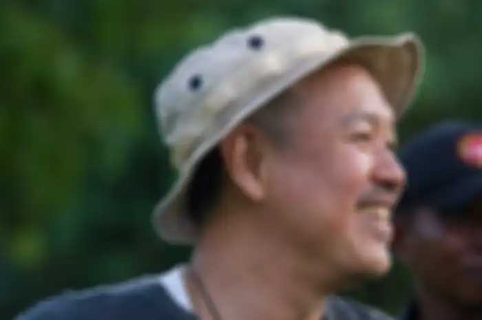 Tomy Winata, pendiri Tambling Nature Wildlife Conservation (TNWC) saat berkunjung ke kawasan ini, Mi
