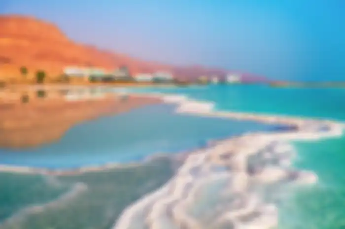 Laut Mati di Ein Bokek, Israel.