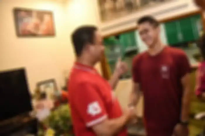 Anies Baswedan dan Jonathan Christie 
