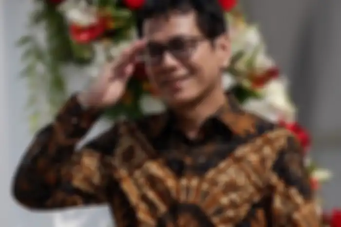 Menteri Pariwisata dan Ekonomi Kreatif, Wishnutama sebelum pelantikan menteri-menteri Kabinet Indonesia Maju di Istana Negara, Jakarta, Rabu (23/10/2019).