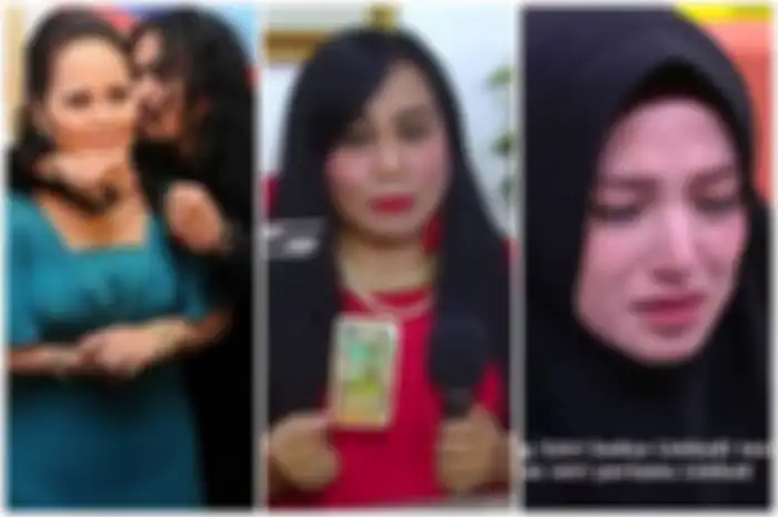 Ahli tarot terawang rumah tangga Limbad bersama dengan 2 istrinya