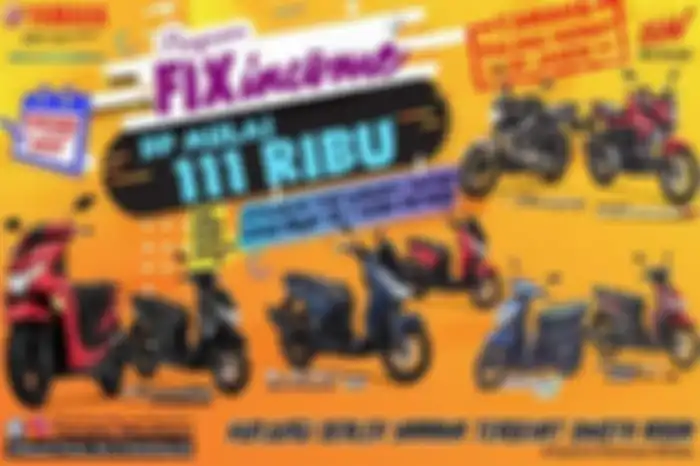 Promo Yamaha Alfa Scorpii, Yamaha Mio Series dan motor baru Yamaha lainnya cukup dibayar Rp 111 ribu.