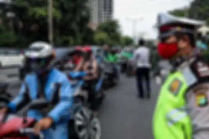 Ilustrasi razia. PSBB Jakarta makin ketat