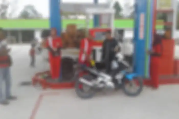 Ilustrasi SPBU Pertamina.