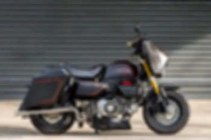 Modifikisi Honda Monkey garapan workshop AAA asal Thailand.