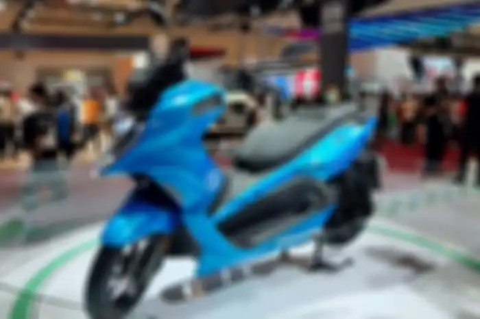 Motor listrik Alva One saat dipajang di GIIAS 2022.