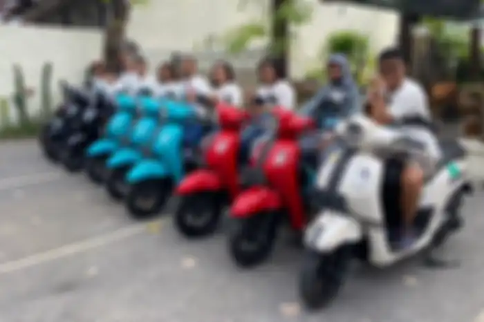 Riding bareng asik dengan Yamaha Fazzio di Bali