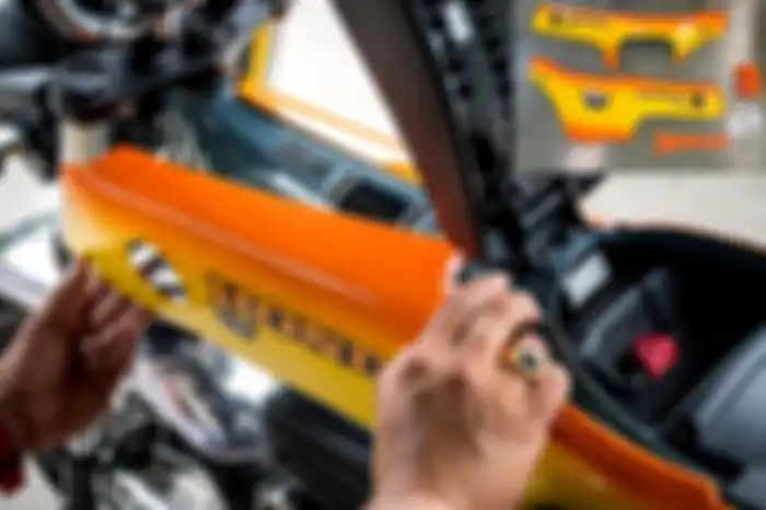 Bodi kit Honda Dax ST 125, asli modifikasi motor Thiland