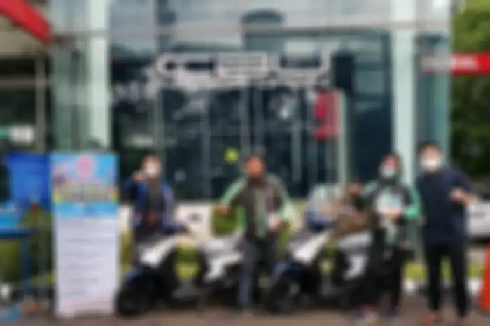 Yamaha memeberi apresiasi pada driver ojol dengan mengaakan program tukar motor gratis