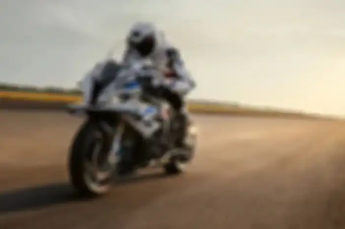 Motor superbike baru BMW S1000RR 2023.