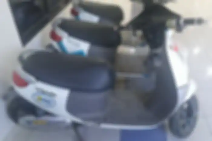 Satu motor listrik Viar Q1 merupakan bekas PT Pembangkit Jawa-Bali (PJB).