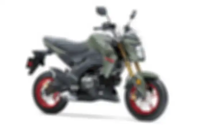 Warna baru Kawasaki Z125 Pro 2023, Firecracker Red.