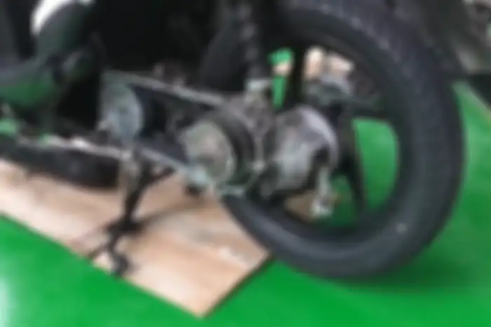 Konversi motor listrik mid drive ke CVT garapan BRT.