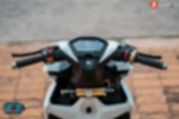 Ilustrasi modifikasi motor tanpa spion.