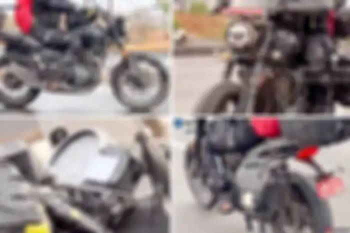Foto penampakan motor baru Triumph.