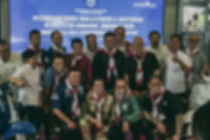 Tim Elders Elettrico saat mendatangi Kantor Kementerian Perhubungan.