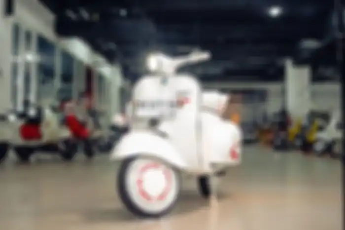 Modifikasi motor listrik pakai basis Vespa VNB atau sering disebut Vespa Cepuk.