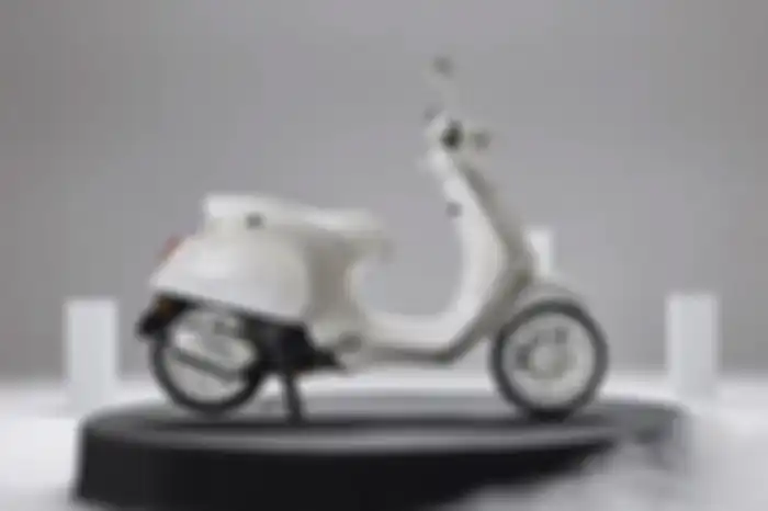 Ilustrasi Vespa Justin Bieber yang raib digasak maling.
