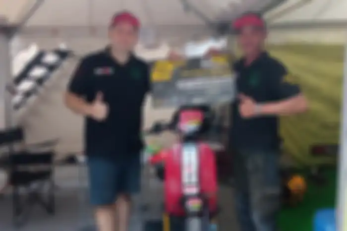 Rodolfo Racing Team raih juara dua di kelas FFA Smallframe 2T Pro di kejuaraan balap Vespa IJSC.