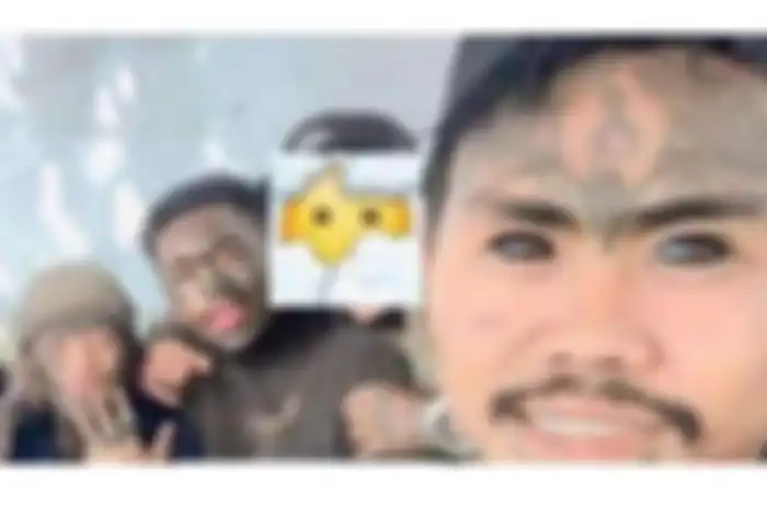 Foto pelaku pembunuh anak Vespa ekstrem Gilang Gimbal tersebar di media sosial.