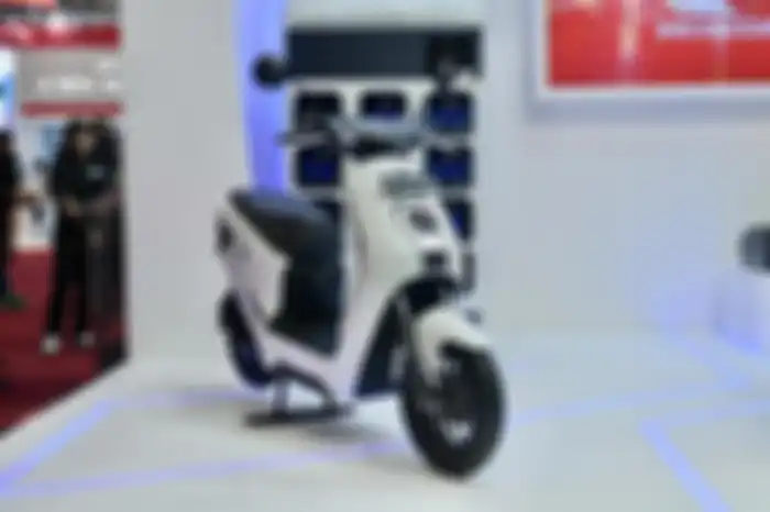 Motor listrik Honda EM1 e: saat pameran GIIAS 2023.