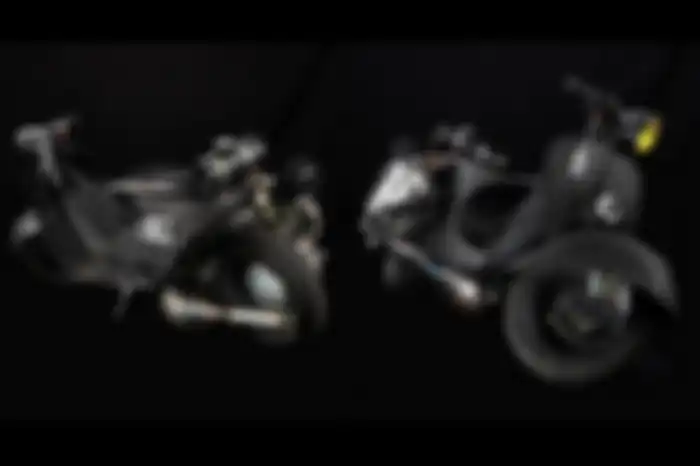 Modifikasi motor Vespa VNA tahun 1958 jadi drag bike karya Jesco Schmidt.