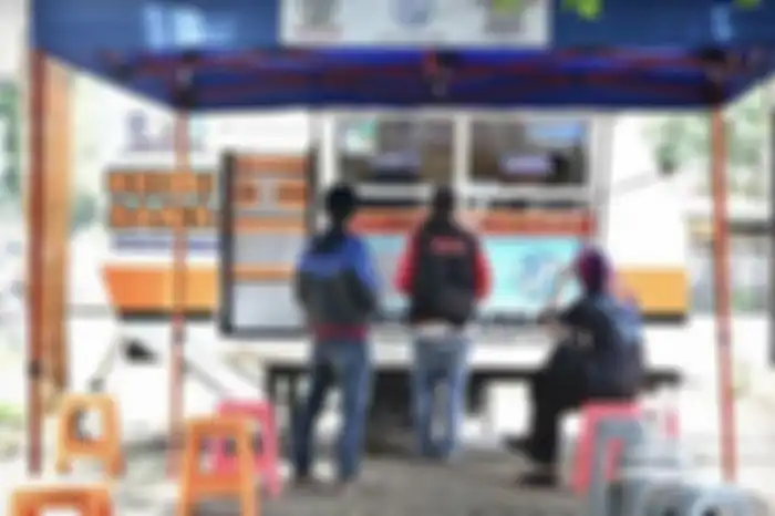 Layanan kedai Samsat di Jl Hertasning, Kota Makassar, Sulawesi Selatan buka saat libur nasional 8-10 Februari.