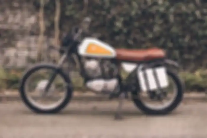 Modifikasi motor Yamaha SR250 garapan Gas & Oil Bespoke Motorcycles.