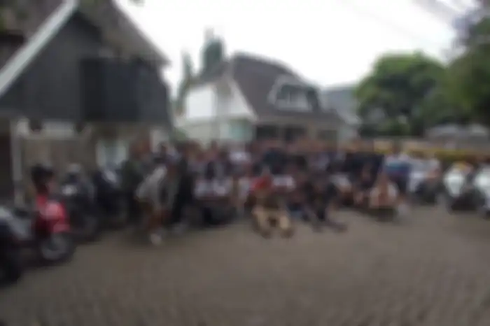 Kumpul bareng Neppa Scooter dan Gozooo Scooter di Bandung.