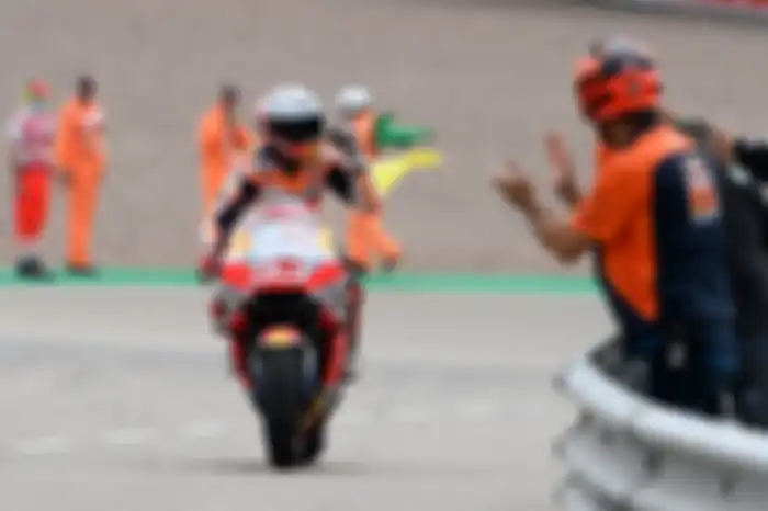Kemenangan terakhir Marc Marquez di Sirkuit Sachsenring pada MotoGP Jerman 2021.