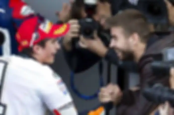 Gerard Pique pernah kasih selamat langsung ke Marc Marquez yang jadi juara dunia