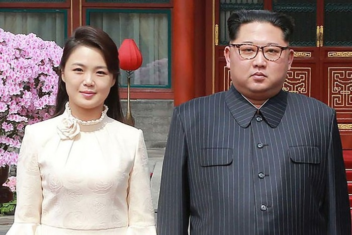 Kim Jong Un dan Ri Sol Ju.